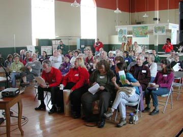 Participants at the April 2003 RappFLOW public forum on Air and Water Quality in the Shenandoah National Park.